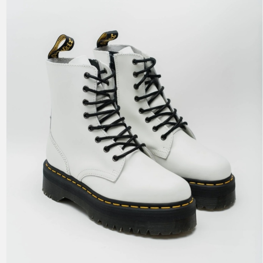 White Jadon Doc Martens